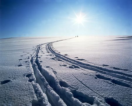 Skitracks in Rondane