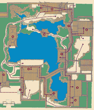 Map of Portland Classical Chinese Garden