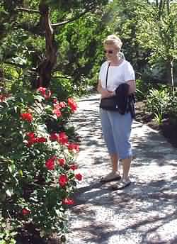 Martha on serpentine walk