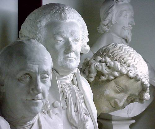 Statues in storage at Maryhill Museum