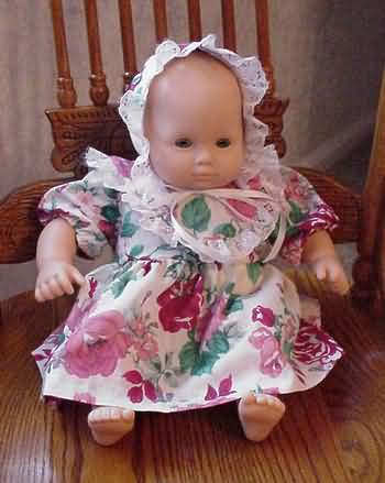 Rose, in dress and hat