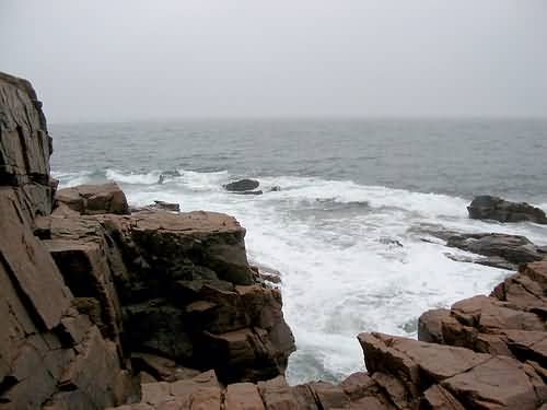 Rocky coastline of Acadia National Park