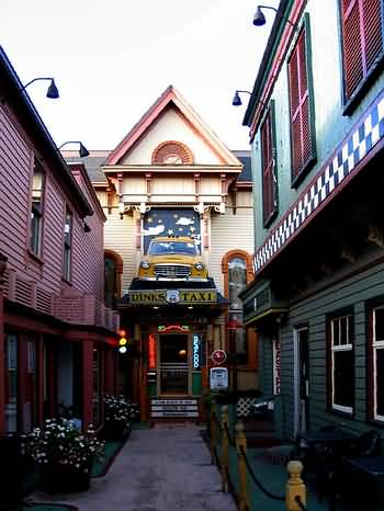 Quaint diner in Bar Harbor, Maine