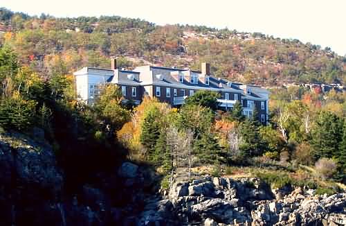 Fine old home on coastline near Bar Harbor, Maine