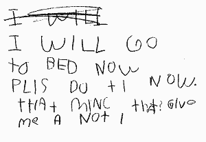 I WILL GO TO BED NOW PLIS DO IT NOW. THAT MINC THAT? GIVE ME A NOT!