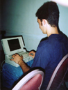 Christian on the Ancient Laptop