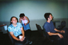 L-R: Aimee, Crystal, Christian