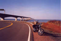 The Bags Arrival to the N.B. side of the bridge to P.E.I.