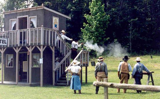 Black powder shotgun off the hotel at Rabbit Ridge in Byhalia, MS