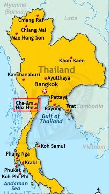 Hua Hin, just 3 hours south of Bangkok by bus