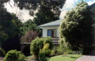 view of small section of house and garden