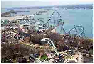 Millenium Force during the falltime.