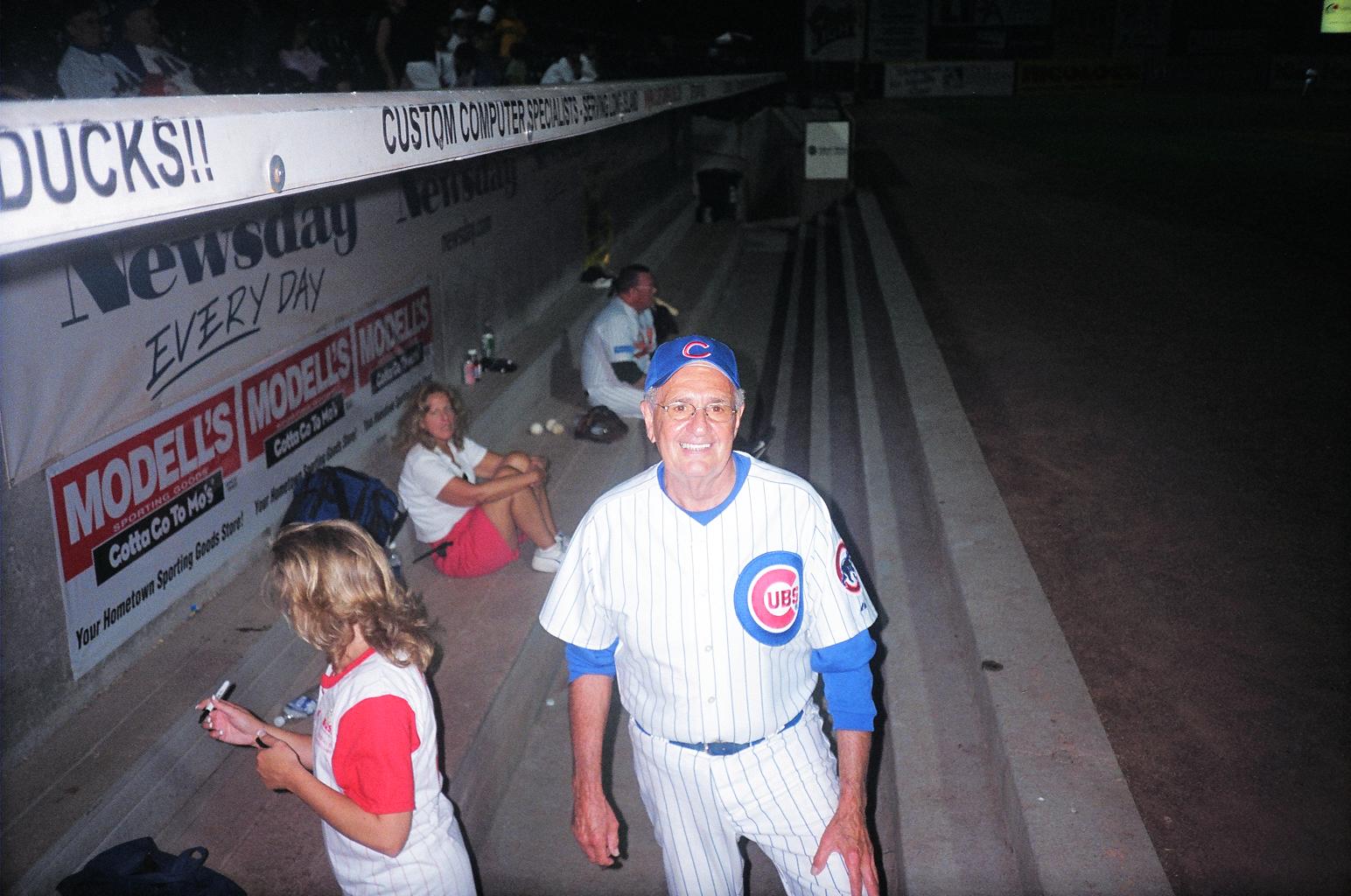 Cubs veteran Tony Balsamo and Mrs Long Island (left)