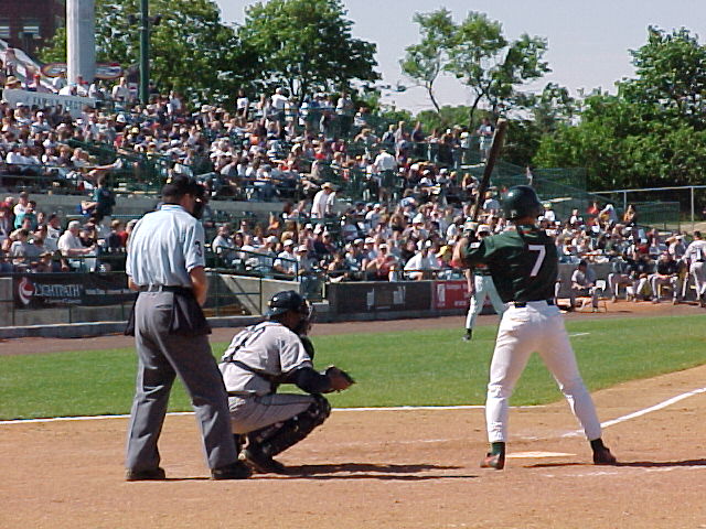 Doug Jennings at bat, 2000