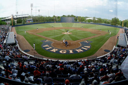 Davenport Stadium, home of Virginia Cavaliers Baseball/Cavaliers logo