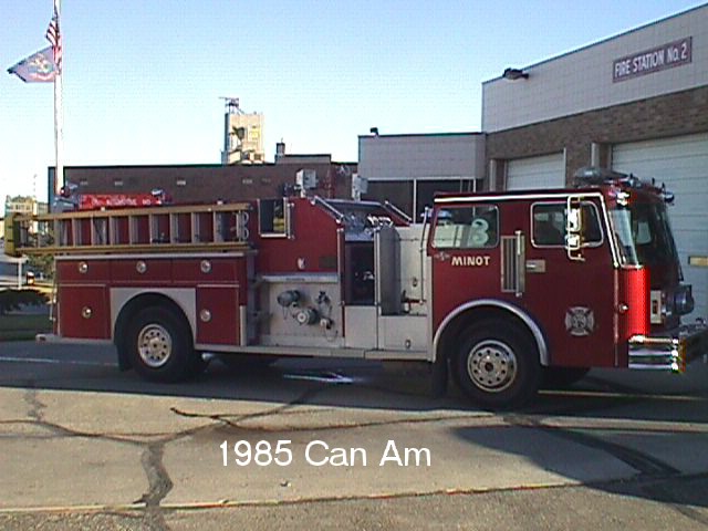 Minot North Dakota Fire Department Engine