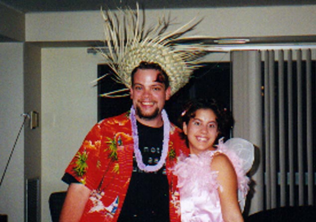 Angle A and myself on halloween