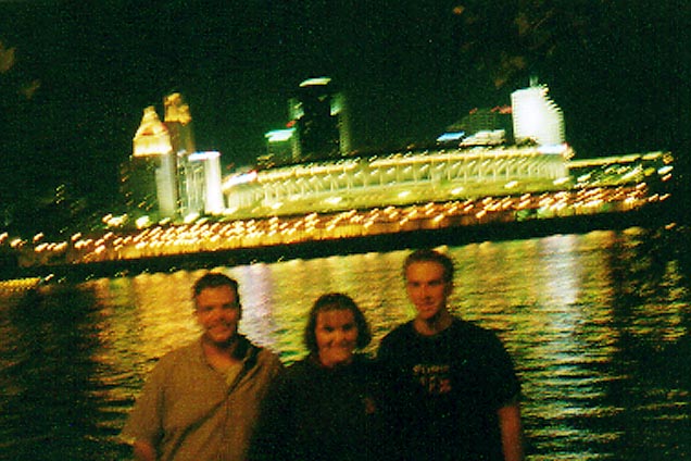 Dave, Hennifer and I in Newport