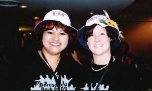 the girls at a BNL festival
