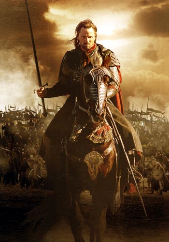 Aragorn. Production photo.