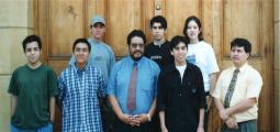 Los estudiantes que llevan a cabo el proyecto