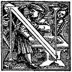 Hans Holbein, Alphabet of Death - N