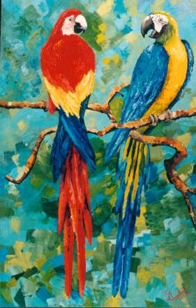 Pareja de Guacamayas
