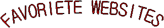 FAVORIETE WEBSITES
