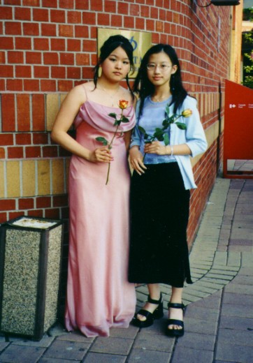 me and duri outside