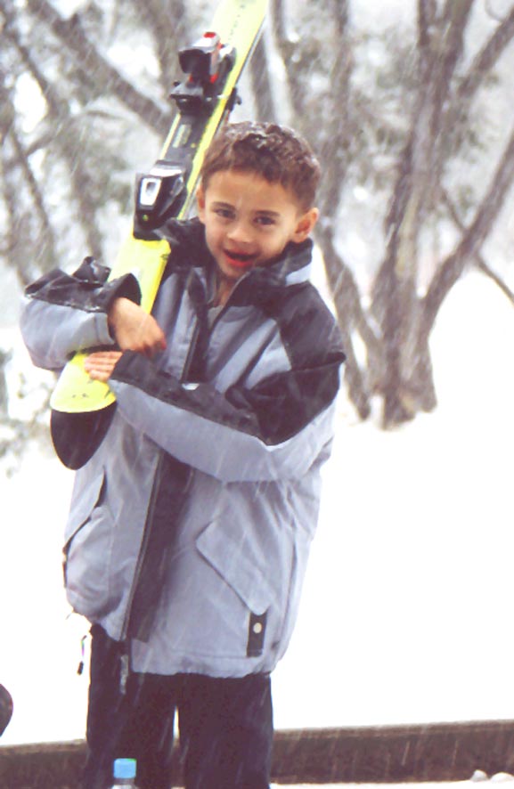 Sean in the snowfields