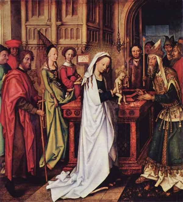 Hans Holbein. Presentation of Jesus in the Temple

