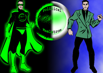 Tomas Callaghan by day, and the Maelstrom Marauder by night. PREPARE FOR THE GREEN AND BLACK ATTACK
