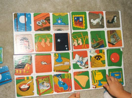 A matching game - cognitive skills