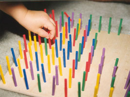 Exercising fine motor skills