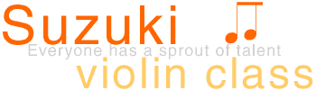 Suzuki method for violin instruction