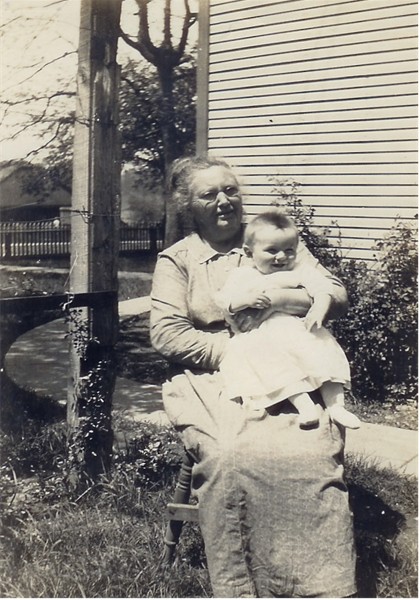 Great Grandma and Grandpa Kleppsattel with Fred Jr., my father