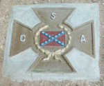 The SCV Cross of Honor added to the grave
