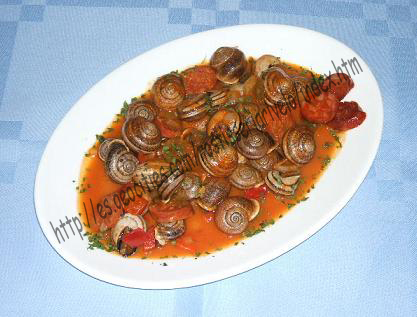 Caracoles con chorizo