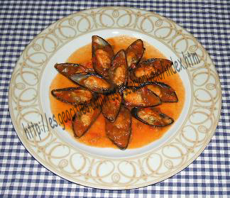 Mejillones con salsa marinera