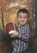 He even caught that football from the lady!
