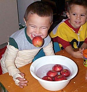 At least we got candy from the sitter.