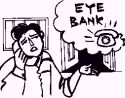 Eye bank numbers are in the city Yellow Pages