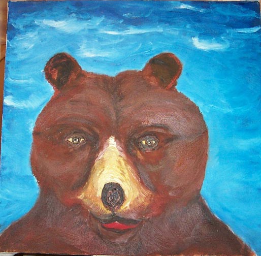 look at the eyes...