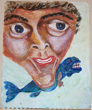 The fish represents the false prophet's definition of Christian values