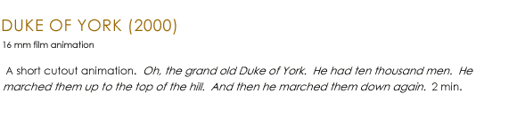 Duke of York text