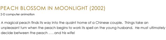 Peach Blossom in Moonlight text