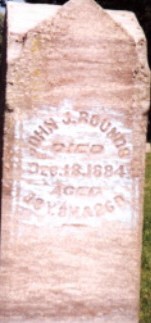 John Jones&nbsp; Rounds Dec.18 1684 / AGED