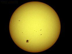 Sunspots Appear on the Sun's Surface, or the Photosphere