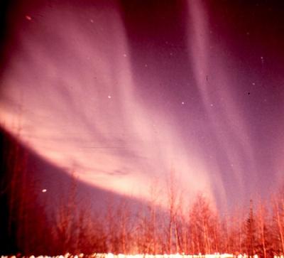 The auroras are more likely during solar cycle maximums