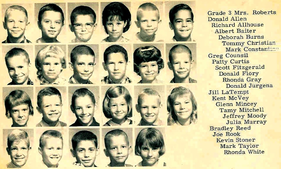 Roxana Senior High School Class of 1975 Alumni Third Grade